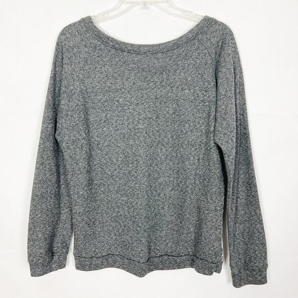 Vanity Boho Lace Gray Pullover Sweater Size M - Picture 6 of 9